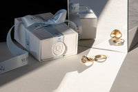 Revere 14K Yellow Gold Signet Ring. Custom Signet Ring with Initials Engraved. Bespoke signet ring. Diamond Stacking Band.